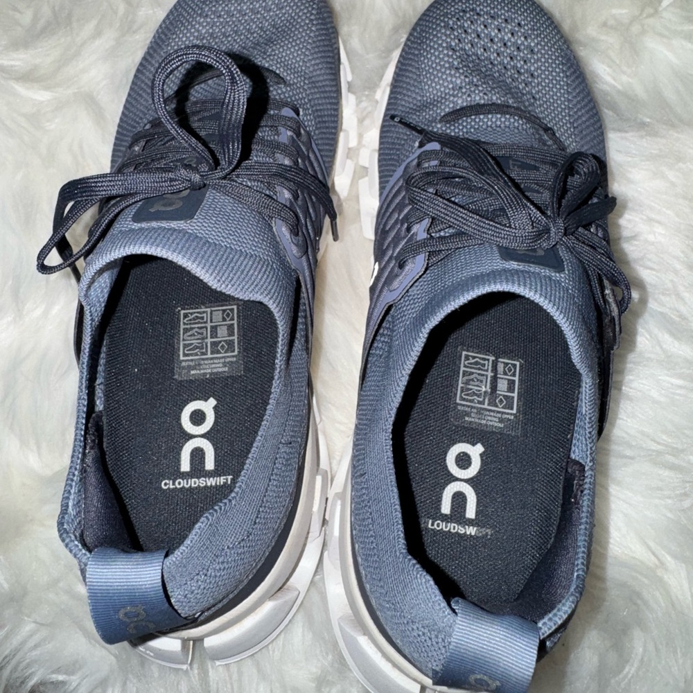 On Running Shoe Cloudswift 3 in blue and white - Picture 14 of 14